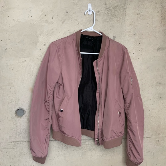Women’s Pink Bomber Jacket - Picture 1 of 3